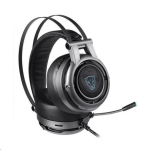 Motospeed H18 7.1 USB headset - 3D Surround szürke-kék (6920919280031)